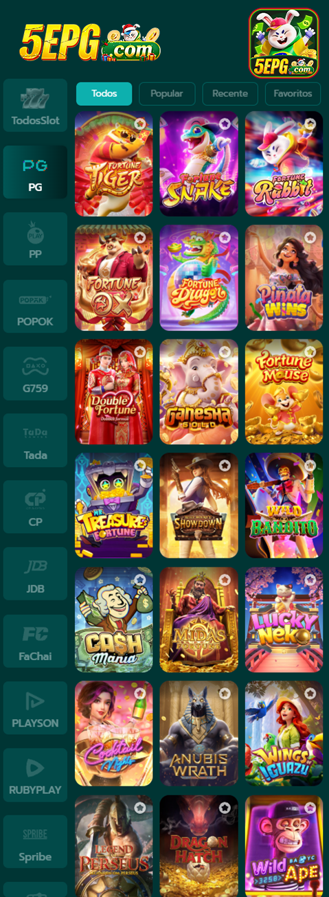 5epg.com jogue em inovador jogo